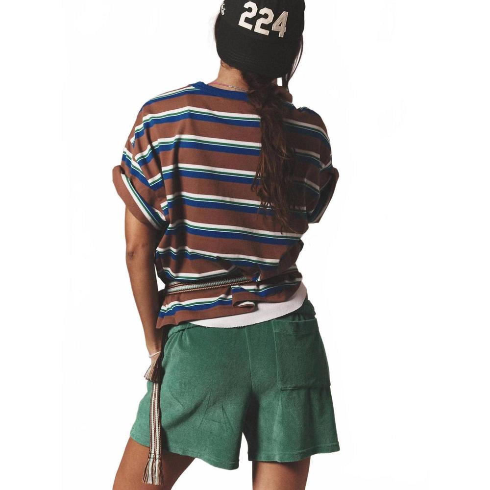 NEW XIRENA women's paulina striped top in mocha - Picture 4 of 7